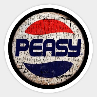 PEASY or PEPSI Sticker